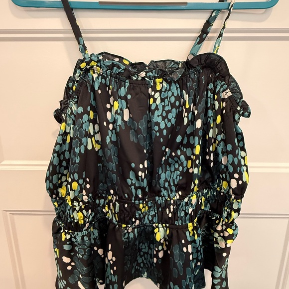 Torrid Black and Teal Camisole with Yellow Accents - Picture 2 of 8